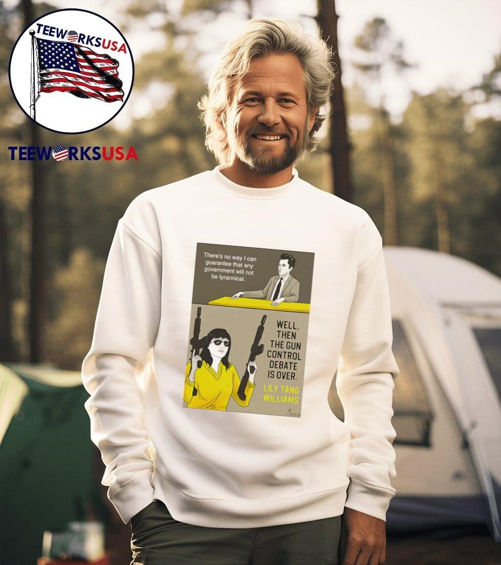 Gun Control Debate Is Over - Adult & Kids T-Shirts, Sweatshirts & Hoodies apparel design preview 3