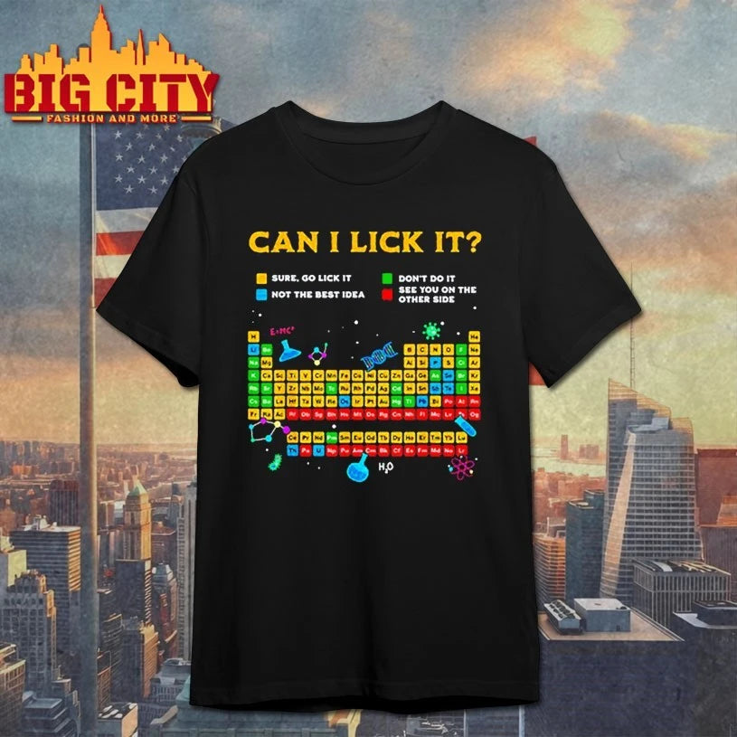Johnna can I lick it periodic table - Adult & Kids T-Shirts, Sweatshirts & Hoodies apparel design preview 1