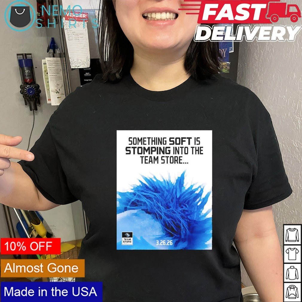 Something soft is stomping into the team store Utah - Adult & Kids T-Shirts, Sweatshirts & Hoodies apparel design preview 2