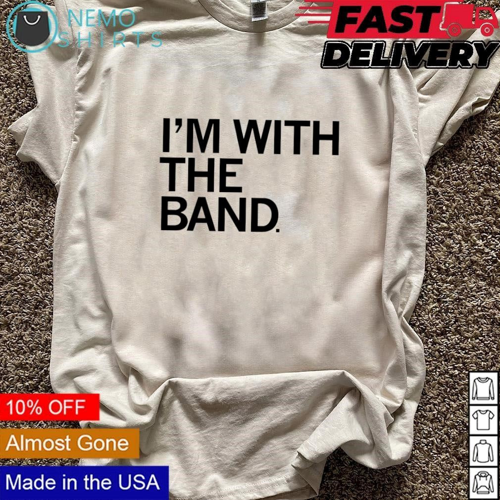 I'm with the band - Adult & Kids T-Shirts, Sweatshirts & Hoodies apparel design preview 3