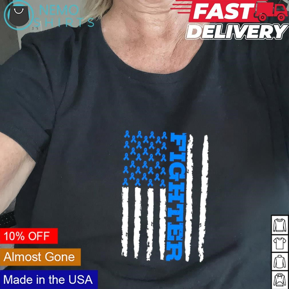Diabetes awareness fighter USA flag - Adult & Kids T-Shirts, Sweatshirts & Hoodies apparel design preview 1