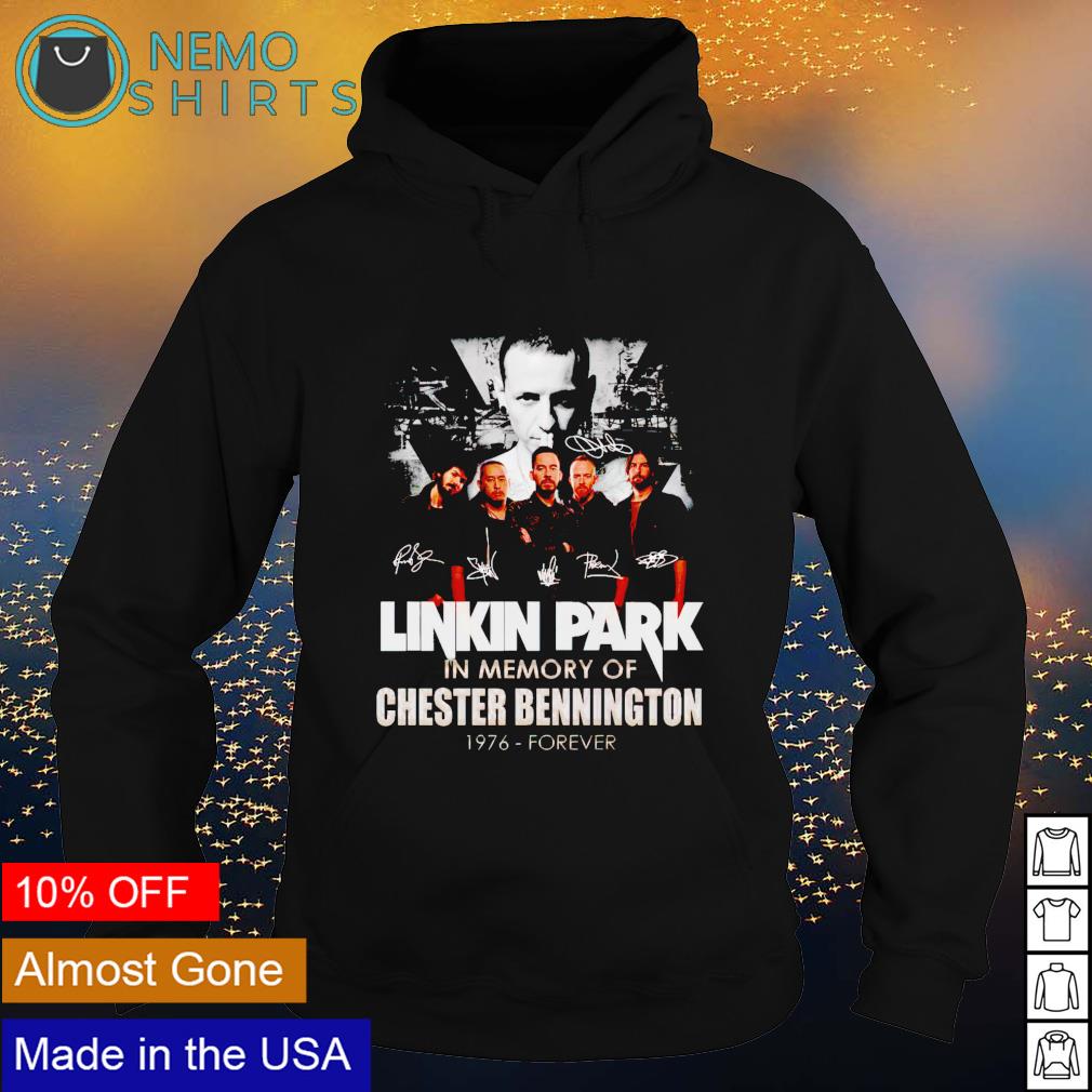 Linkin Park in memory of Chester Bennington 1976 - Adult & Kids T-Shirts, Sweatshirts & Hoodies apparel design preview 2