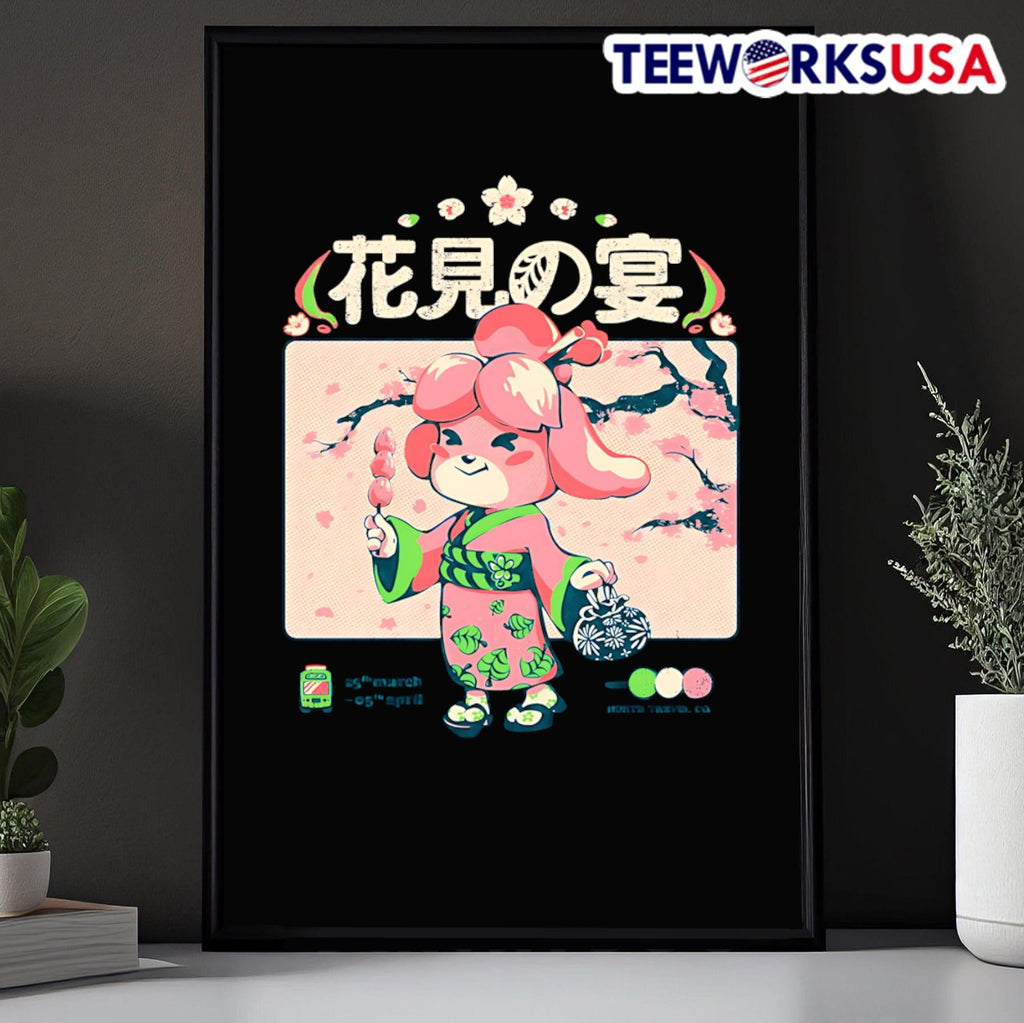 Crossing Hanami Isabelle Animal - Adult & Kids T-Shirts, Sweatshirts & Hoodies apparel design preview 5