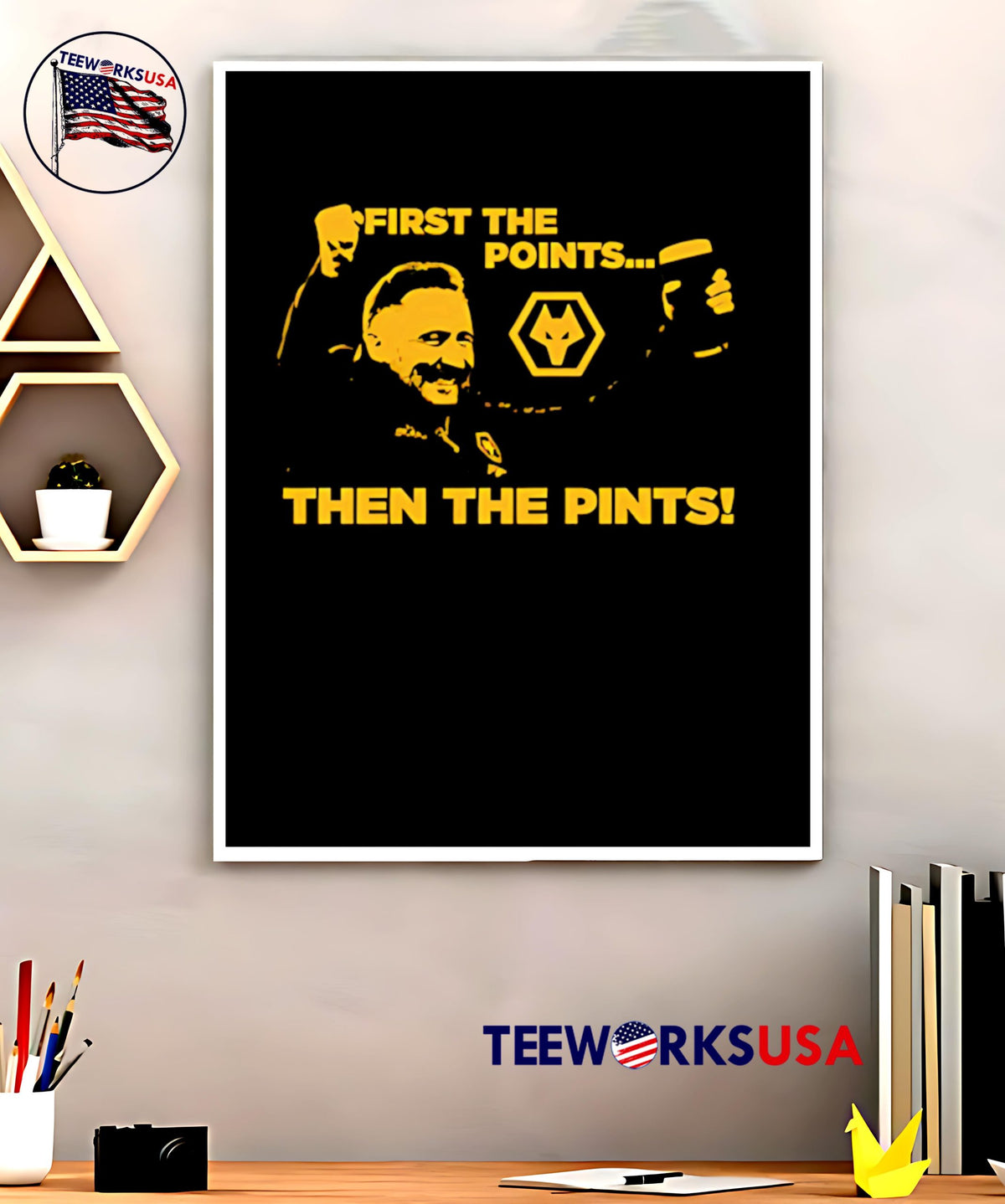 First The Points Then vintage - Adult & Kids T-Shirts, Sweatshirts & Hoodies apparel design preview 5