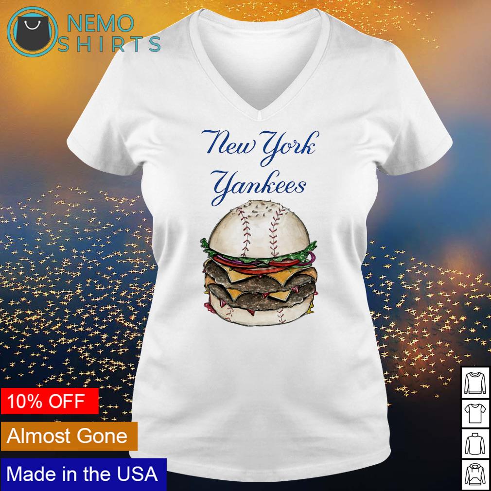 New York Yankees Burger baseball - Adult & Kids T-Shirts, Sweatshirts & Hoodies apparel design preview 5