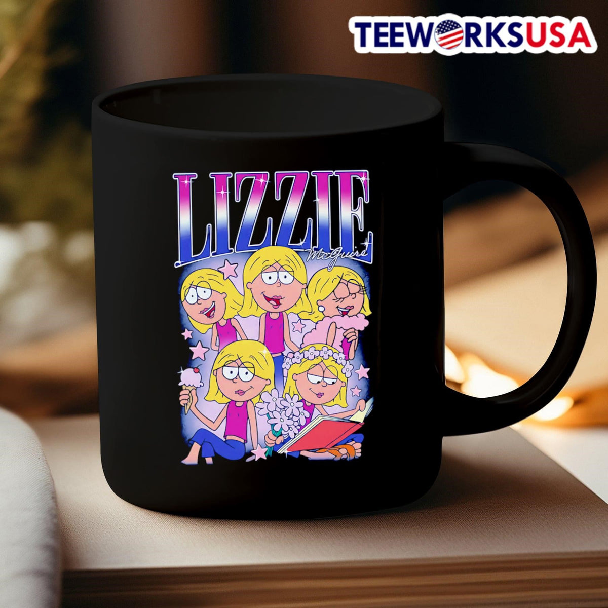 Lizzie McGuire Multi-Portrait - Adult & Kids T-Shirts, Sweatshirts & Hoodies apparel design preview 3