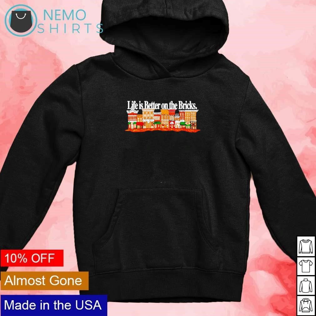 Life is better on the bricks - Adult & Kids T-Shirts, Sweatshirts & Hoodies apparel design preview 2