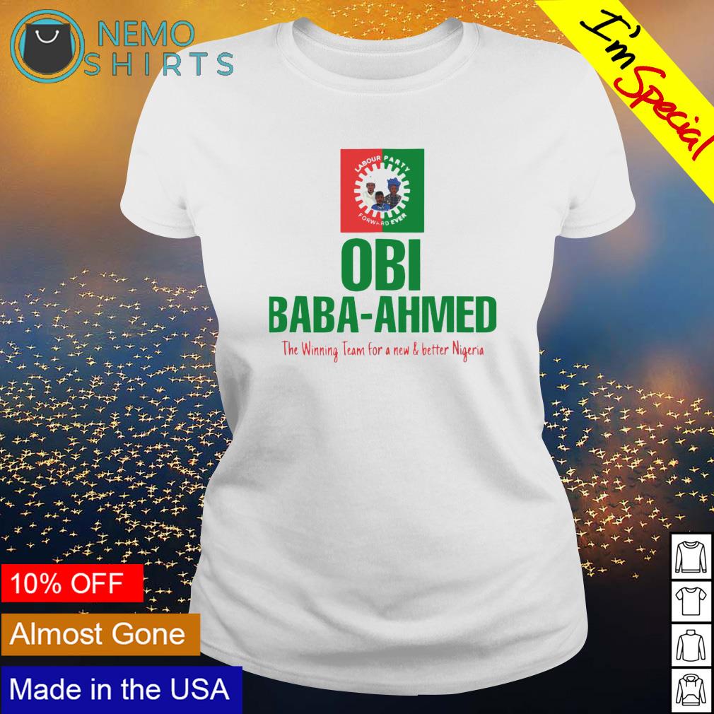 Obi Baba-Ahmed the winning team for a new and better - Adult & Kids T-Shirts, Sweatshirts & Hoodies apparel design preview 3