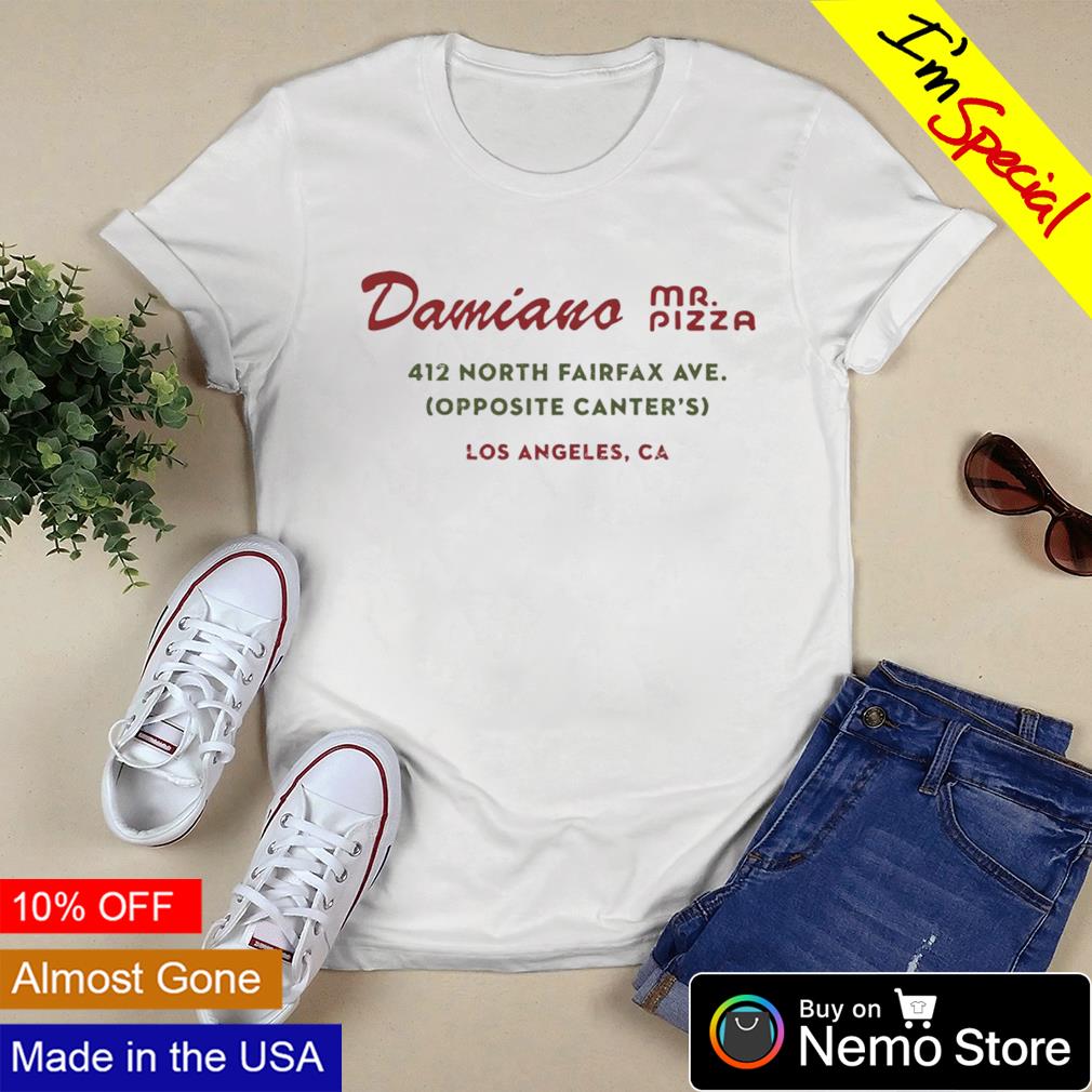 Damiano Mr. Pizza Los Angeles - Adult & Kids T-Shirts, Sweatshirts & Hoodies apparel design preview 3