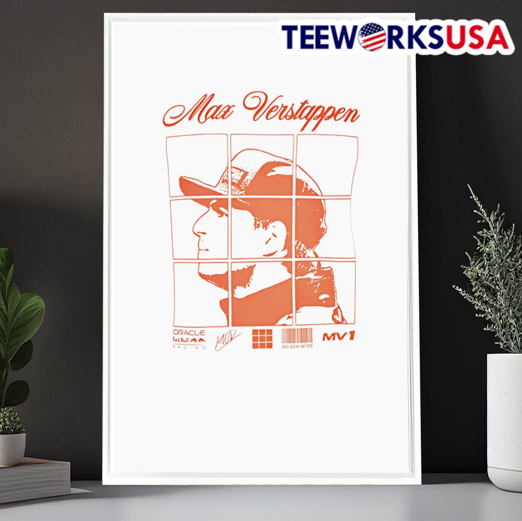 Red Bull Racing Max Verstappen Puzzle Driver - Adult & Kids T-Shirts, Sweatshirts & Hoodies apparel design preview 6