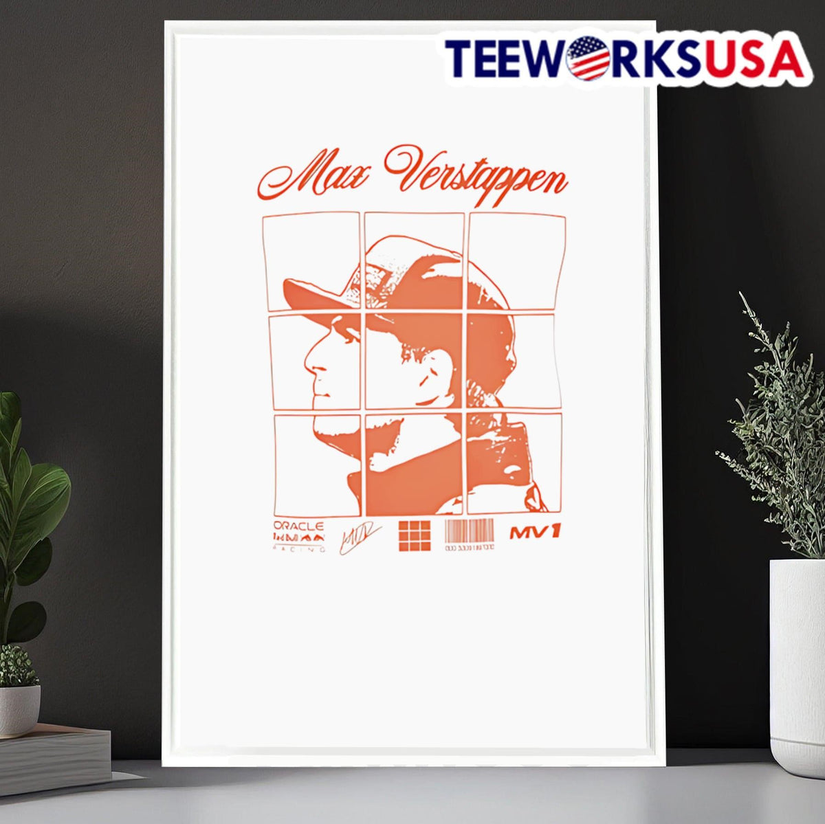 Red Bull Racing Max Verstappen Puzzle Driver - Adult & Kids T-Shirts, Sweatshirts & Hoodies apparel design preview 6