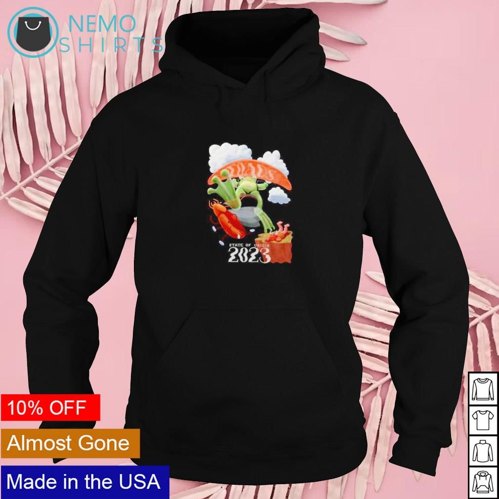 Queensland cane toads paragliding state of origin - Adult & Kids T-Shirts, Sweatshirts & Hoodies apparel design preview 2