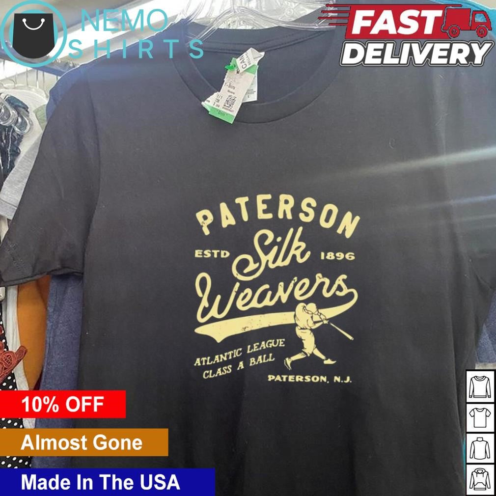 Paterson Silk Weavers Atlantic league class a ball - Adult & Kids T-Shirts, Sweatshirts & Hoodies apparel design preview 5