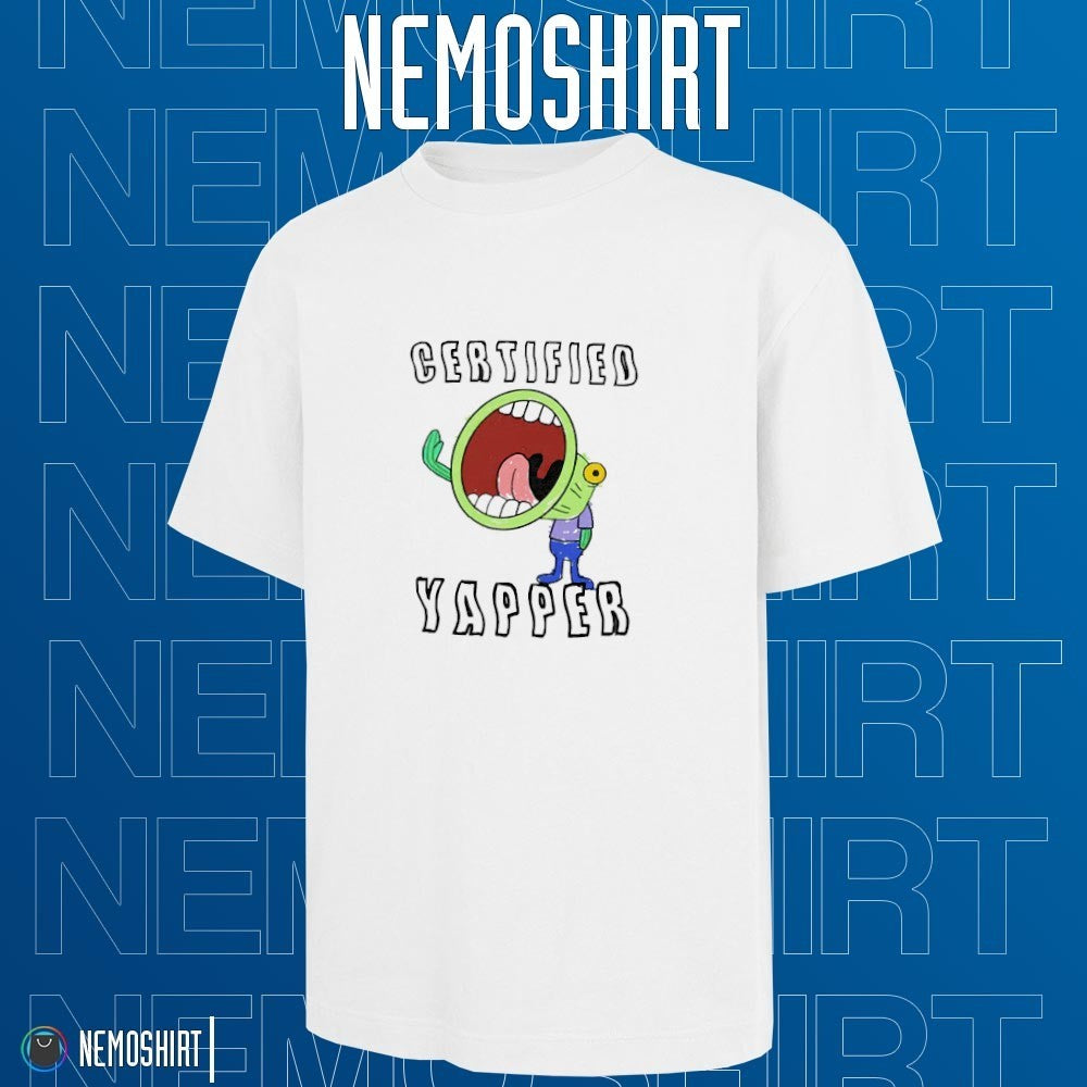 Certified yapper - Adult & Kids T-Shirts, Sweatshirts & Hoodies apparel design preview 1