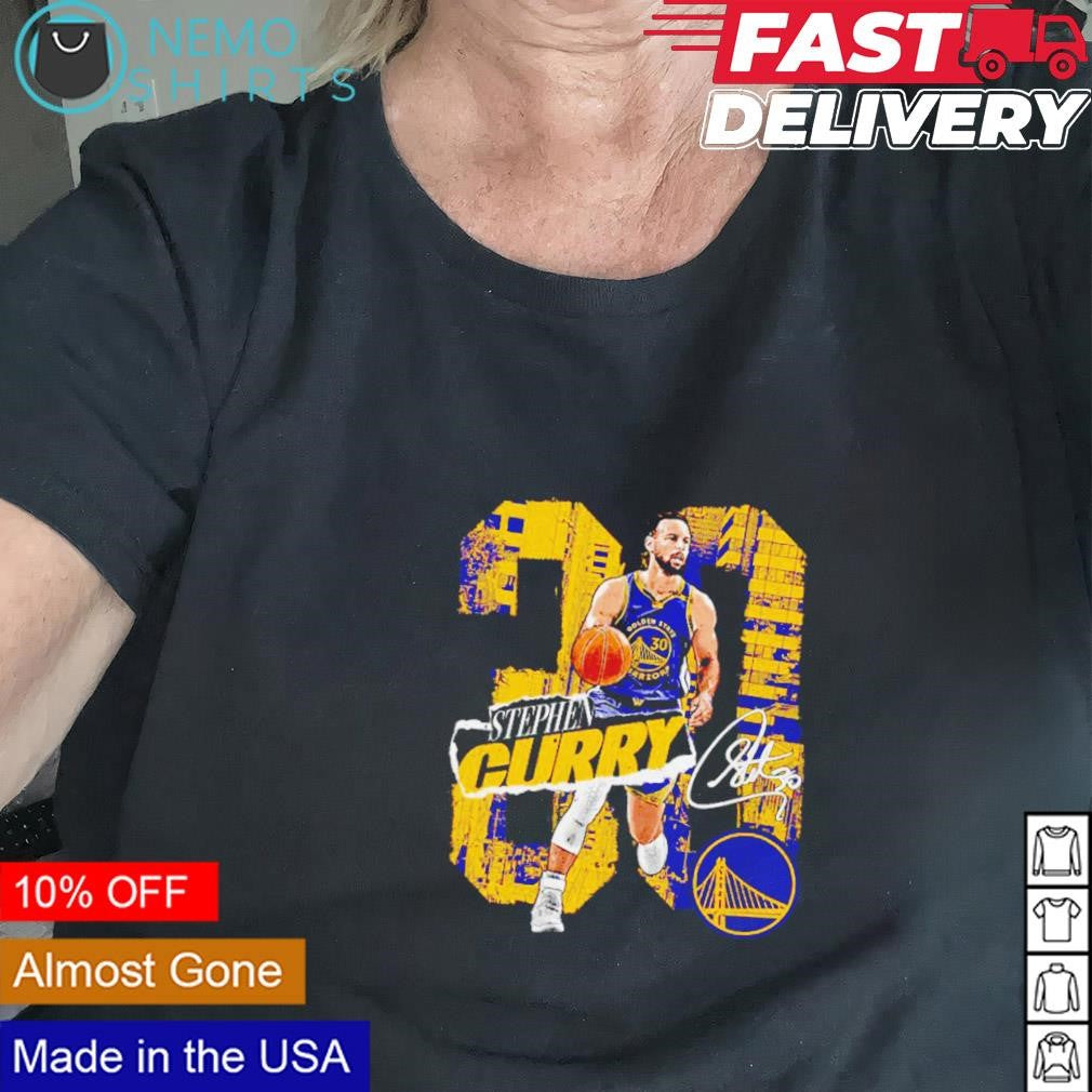 Steph Curry Golden State Warriors number 30 signature - Adult & Kids T-Shirts, Sweatshirts & Hoodies apparel design preview 2