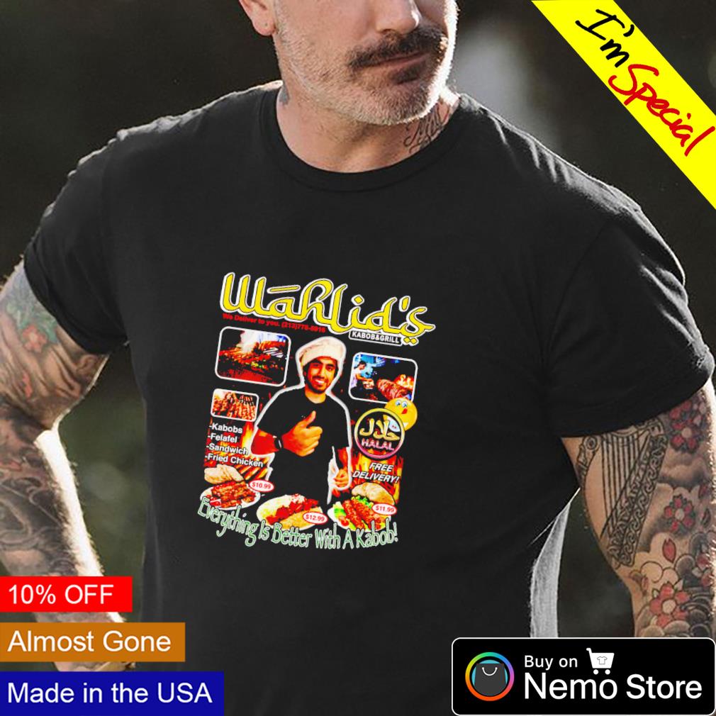 Wahlid everything is better with a kabob - Adult & Kids T-Shirts, Sweatshirts & Hoodies apparel design preview 4