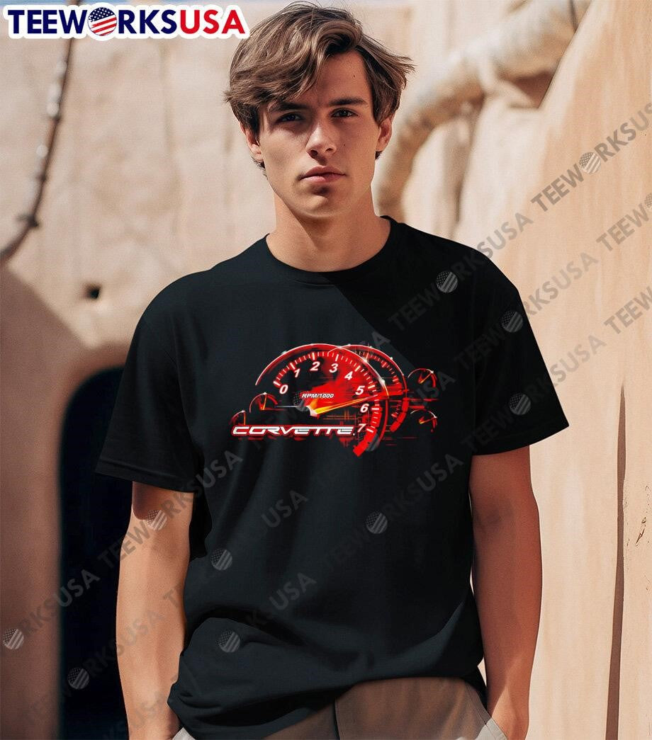 Corvette c5 RPM 1000 - Adult & Kids T-Shirts, Sweatshirts & Hoodies apparel design preview 1