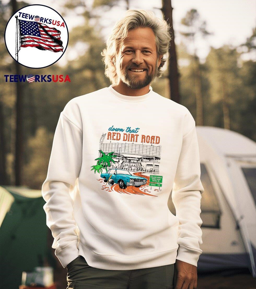 Red Dirt Road Omaha - Adult & Kids T-Shirts, Sweatshirts & Hoodies apparel design preview 3