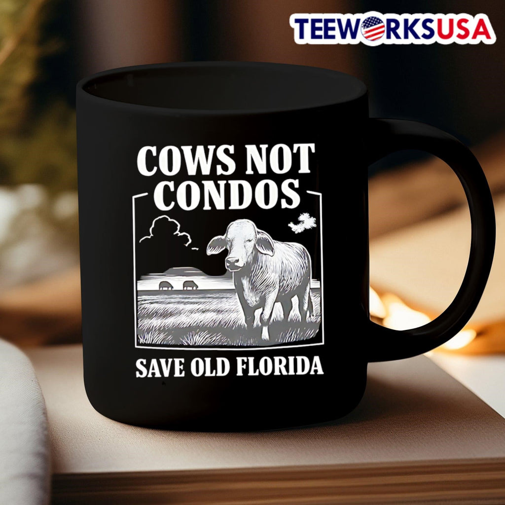 Cows not dondos save old Florida - Adult & Kids T-Shirts, Sweatshirts & Hoodies apparel design preview 3