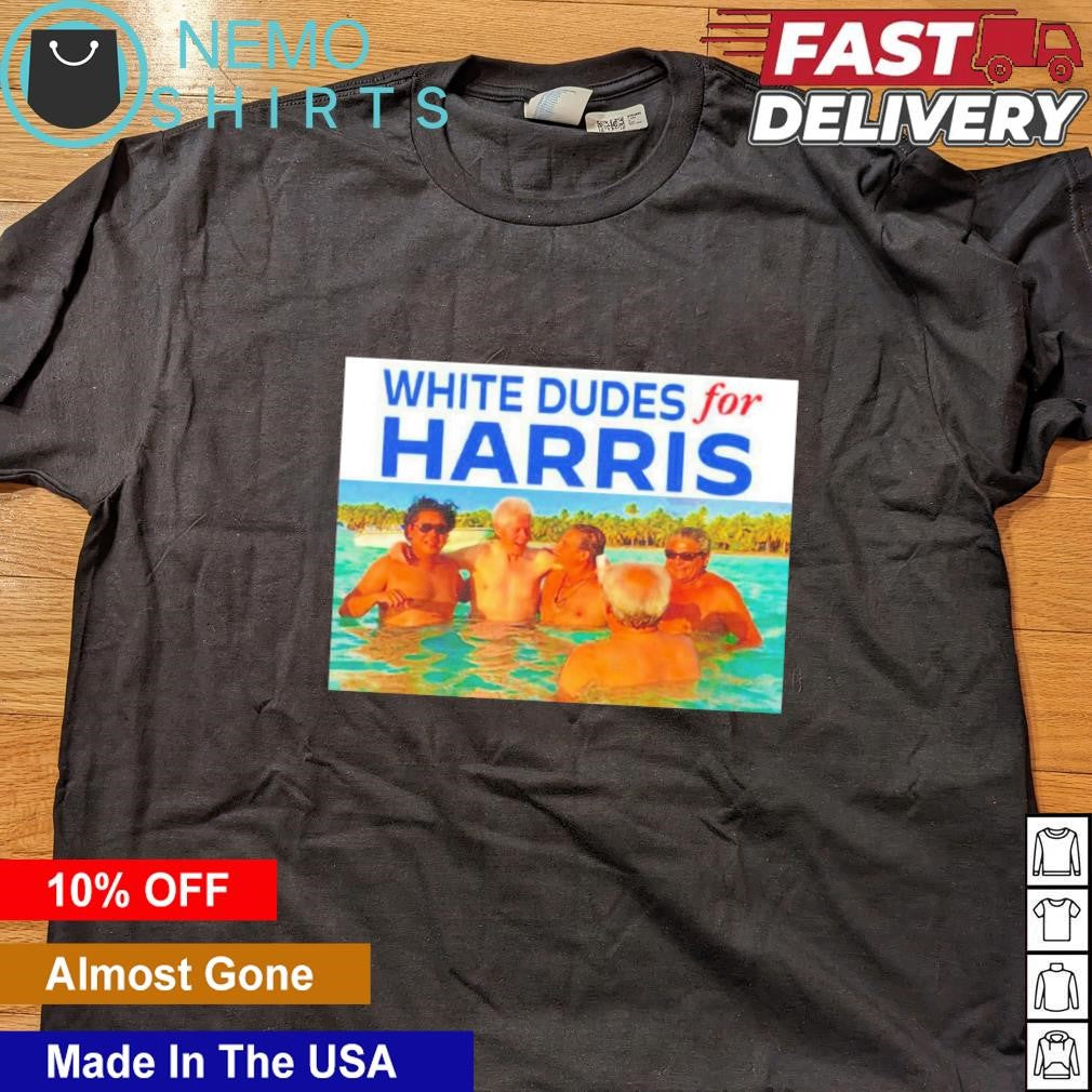 White dudes for Harris men at Epstein private island - Adult & Kids T-Shirts, Sweatshirts & Hoodies apparel design preview 4
