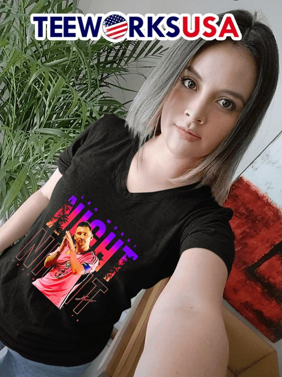 Leo Messi night - Adult & Kids T-Shirts, Sweatshirts & Hoodies apparel design preview 3