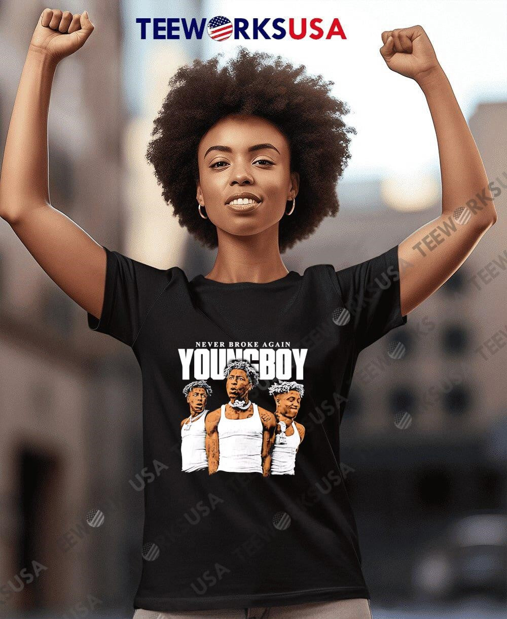 YoungBoy Never Broke Again unique pattern - Adult & Kids T-Shirts, Sweatshirts & Hoodies apparel design preview 7