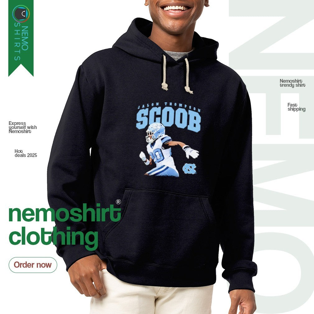 Scoob Jalon Thompson North Carolina Tar Heels player - Adult & Kids T-Shirts, Sweatshirts & Hoodies apparel design preview 2