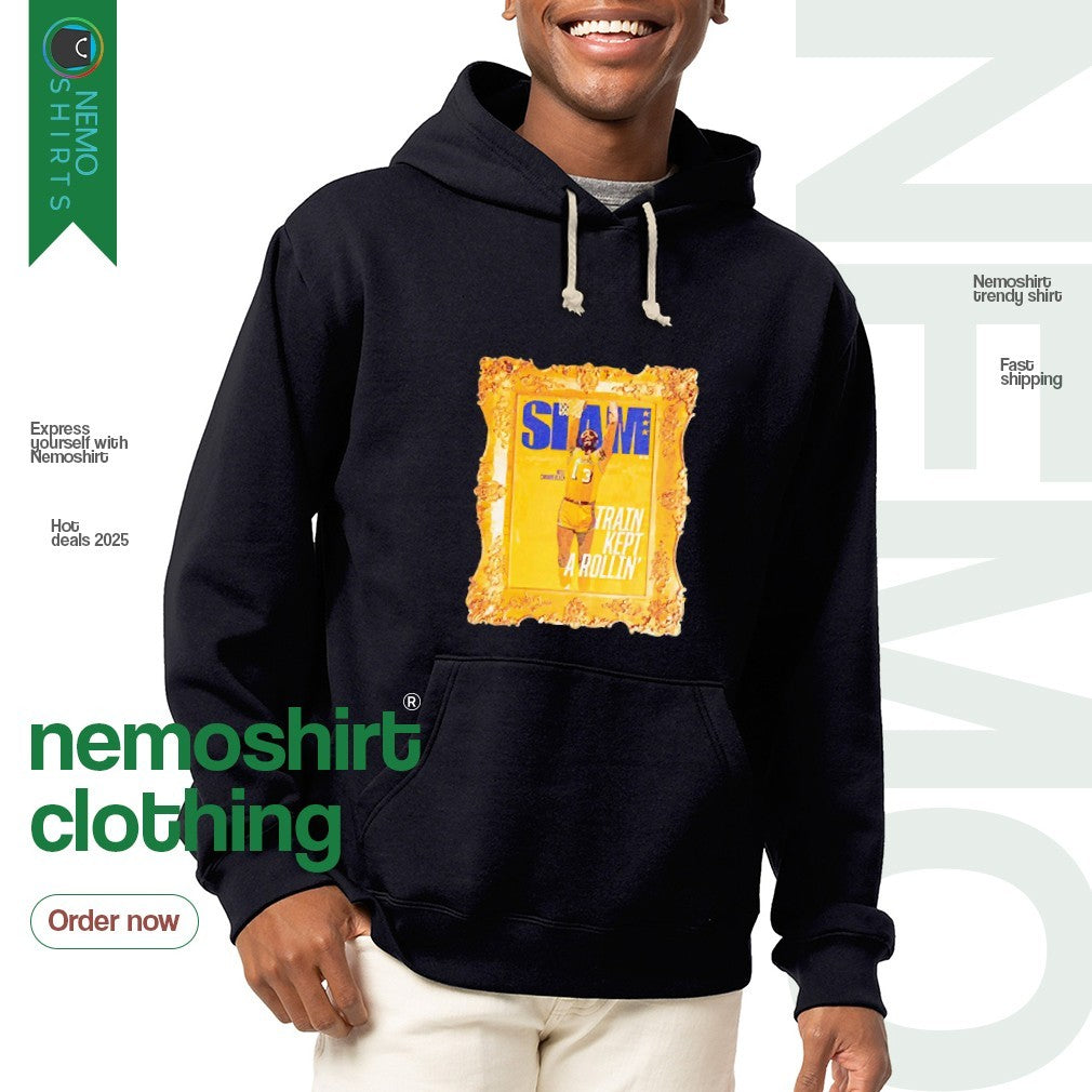 Slam Wilt Chamberlain train kept a rollin Los Angeles - Adult & Kids T-Shirts, Sweatshirts & Hoodies apparel design preview 2