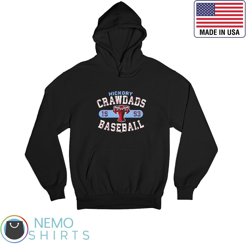 Hickory Crawdads baseball 1993 - Adult & Kids T-Shirts, Sweatshirts & Hoodies apparel design preview 2