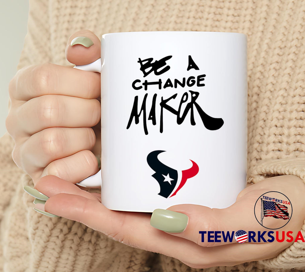 Texans Be A Change Maker - Adult & Kids T-Shirts, Sweatshirts & Hoodies apparel design preview 6