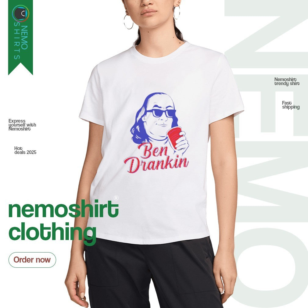 Ben Drankin Benjamin Franklin - Adult & Kids T-Shirts, Sweatshirts & Hoodies apparel design preview 3