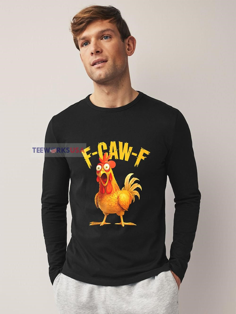 F-Caw-F Chicken - Adult & Kids T-Shirts, Sweatshirts & Hoodies apparel design preview 3