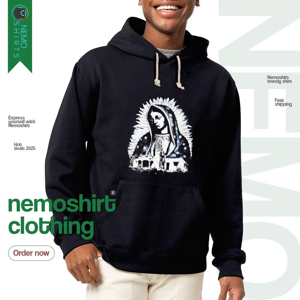 Lady of Guadalupe vintage graphic - Adult & Kids T-Shirts, Sweatshirts & Hoodies apparel design preview 2