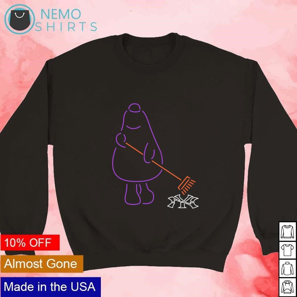 New York Mets Grimace sweep Yankees - Adult & Kids T-Shirts, Sweatshirts & Hoodies apparel design preview 4