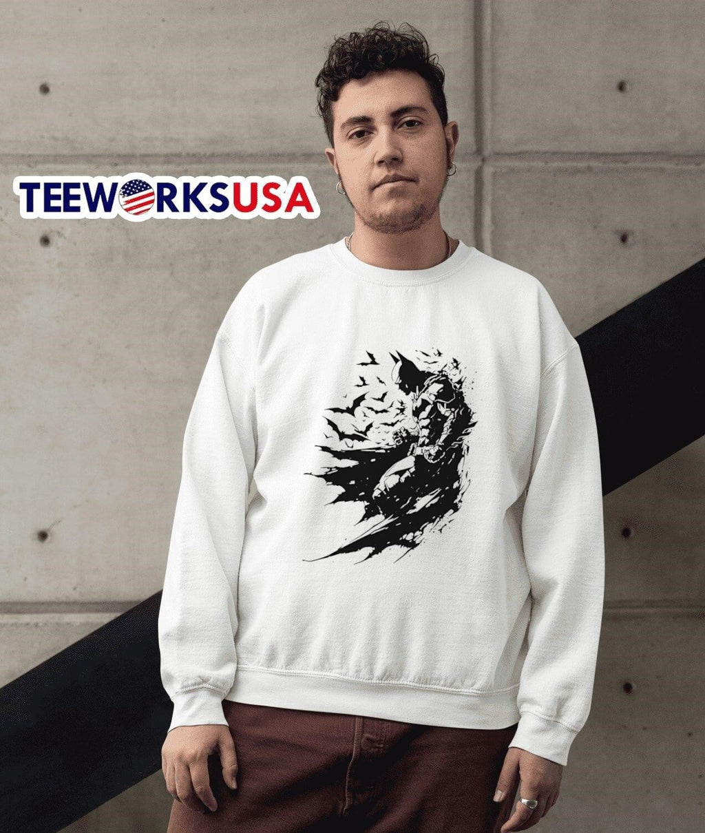 Bat Splatter Panos Stamp - Adult & Kids T-Shirts, Sweatshirts & Hoodies apparel design preview 3
