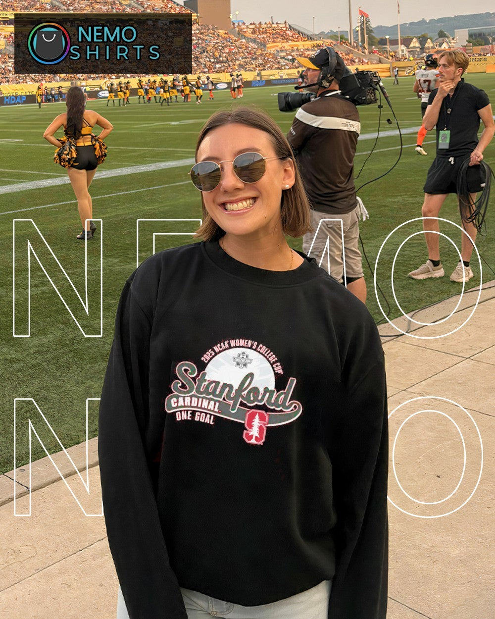 Stanford Cardinal 2025 women's college cup one goal - Adult & Kids T-Shirts, Sweatshirts & Hoodies apparel design preview 6