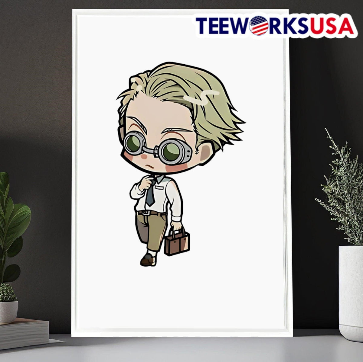 Manami with a bag chibi - Adult & Kids T-Shirts, Sweatshirts & Hoodies apparel design preview 6