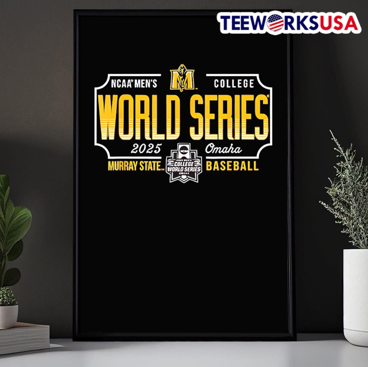 Murray State Racers MCWS 2025 - Adult & Kids T-Shirts, Sweatshirts & Hoodies apparel design preview 5