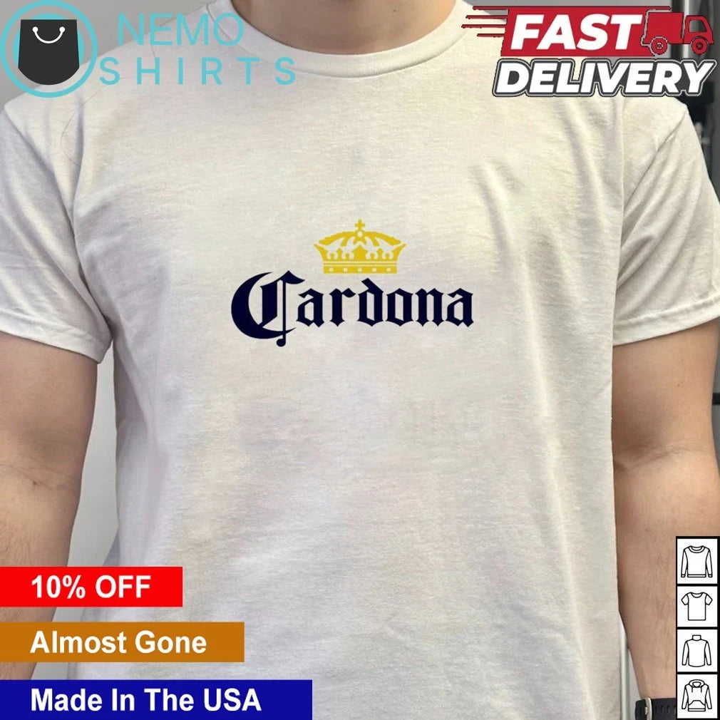 Cardona Crown x Corona Logo mashup - Adult & Kids T-Shirts, Sweatshirts & Hoodies apparel design preview 6