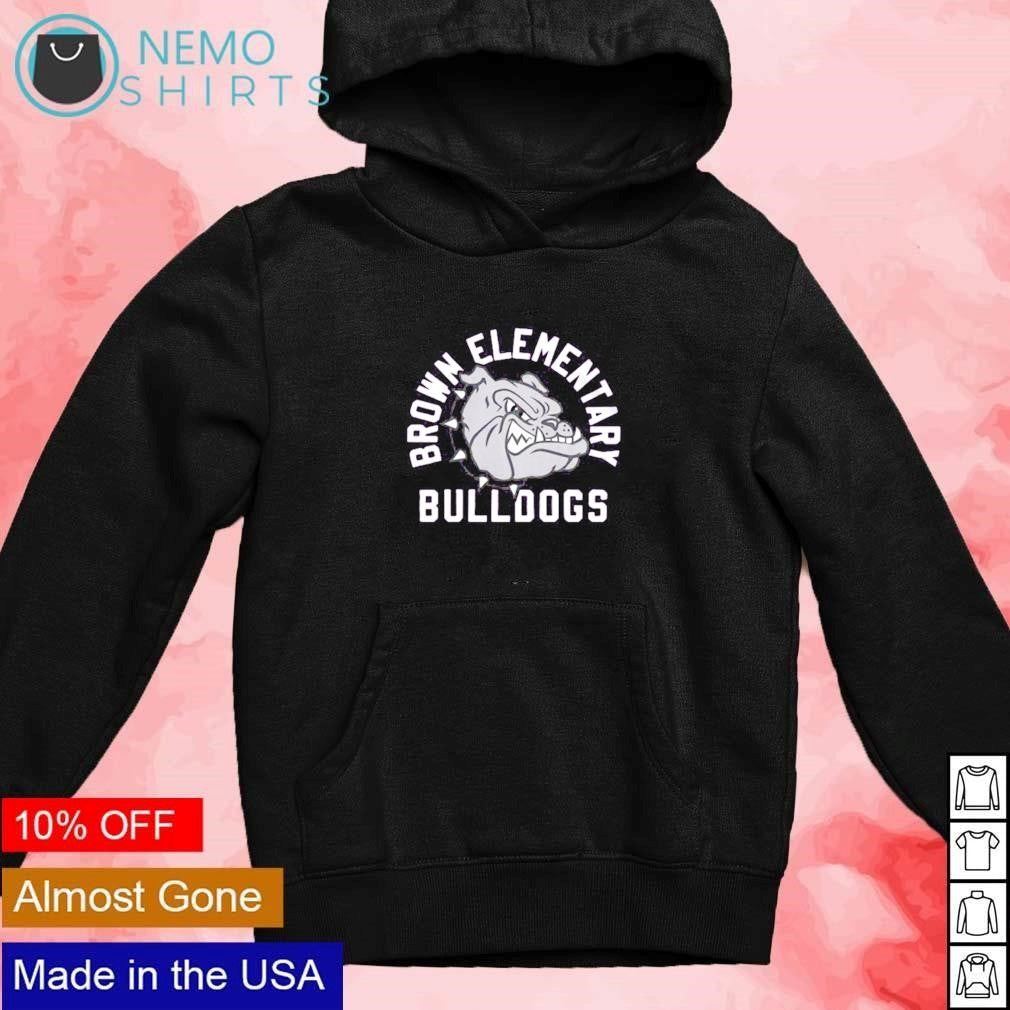 Brown elementary Bulldogs - Adult & Kids T-Shirts, Sweatshirts & Hoodies apparel design preview 2