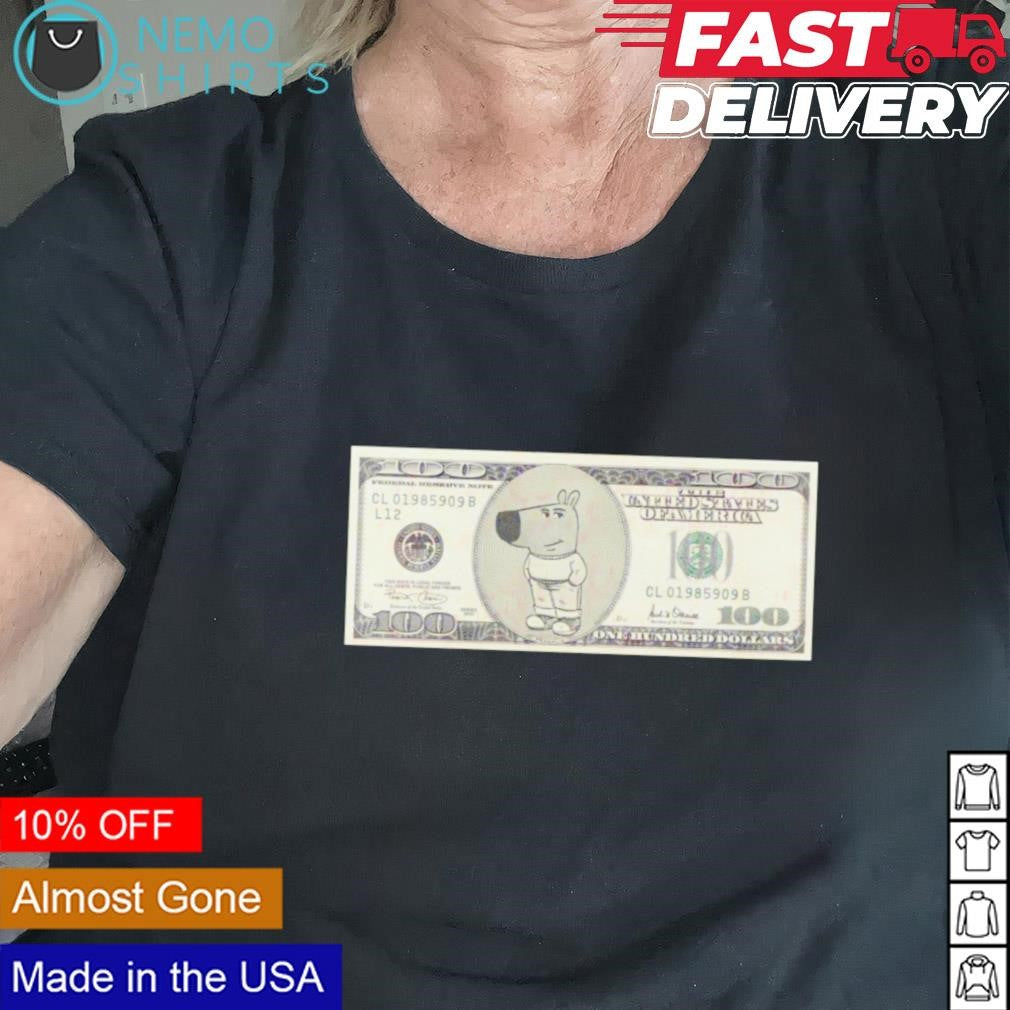 Chill guy one hundred dollar - Adult & Kids T-Shirts, Sweatshirts & Hoodies apparel design preview 2