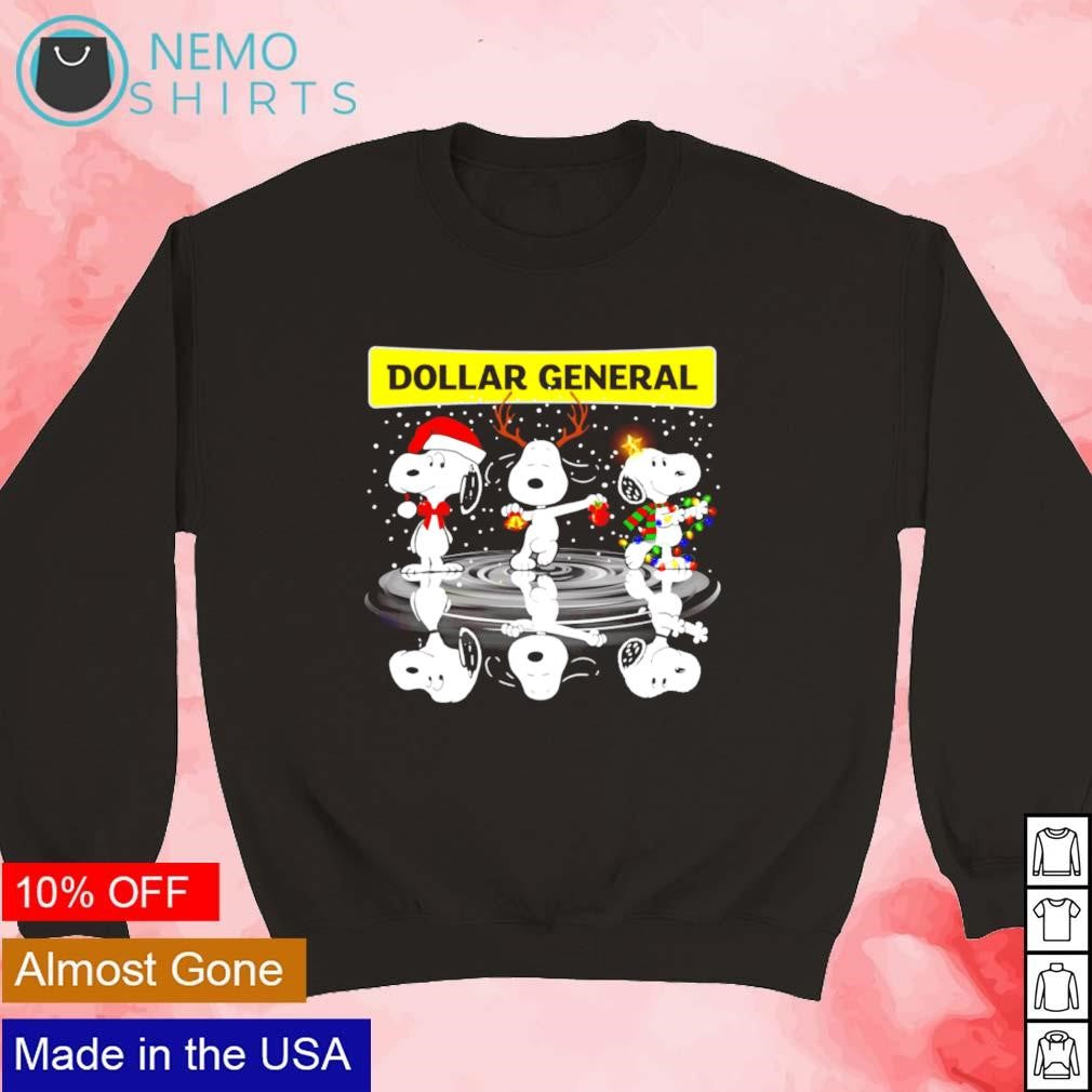 Dollar General Snoopy Christmas - Adult & Kids T-Shirts, Sweatshirts & Hoodies apparel design preview 5