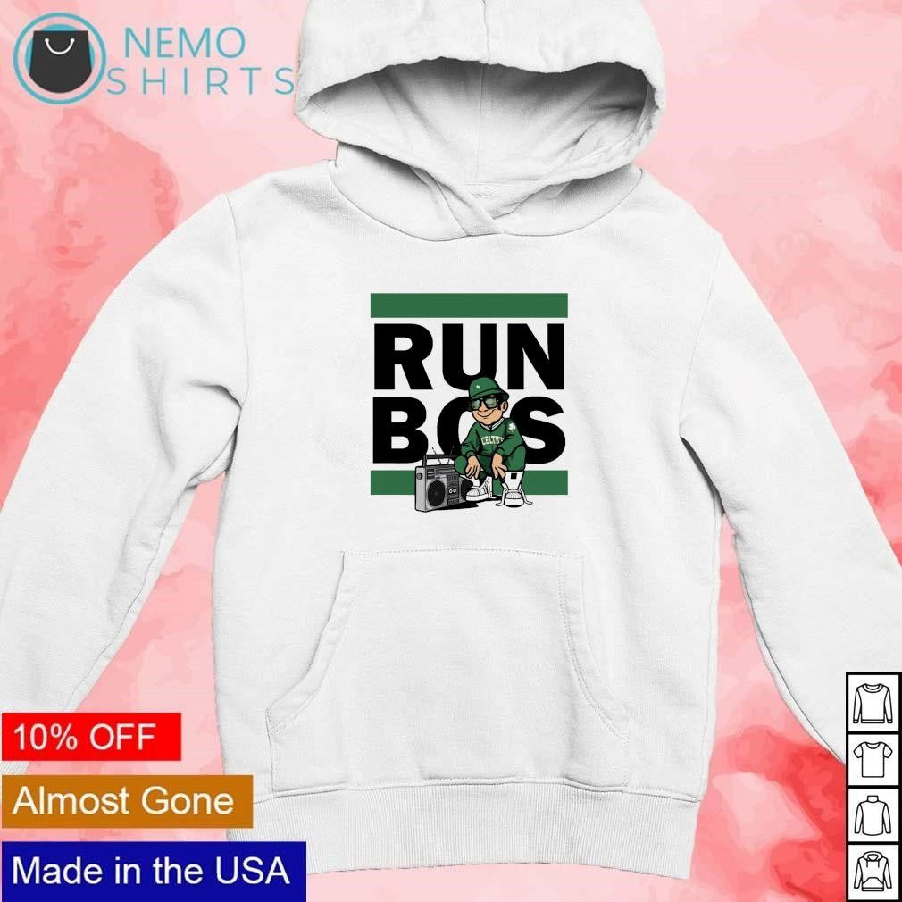 Run Bos hoops Boston Celtics - Adult & Kids T-Shirts, Sweatshirts & Hoodies apparel design preview 2