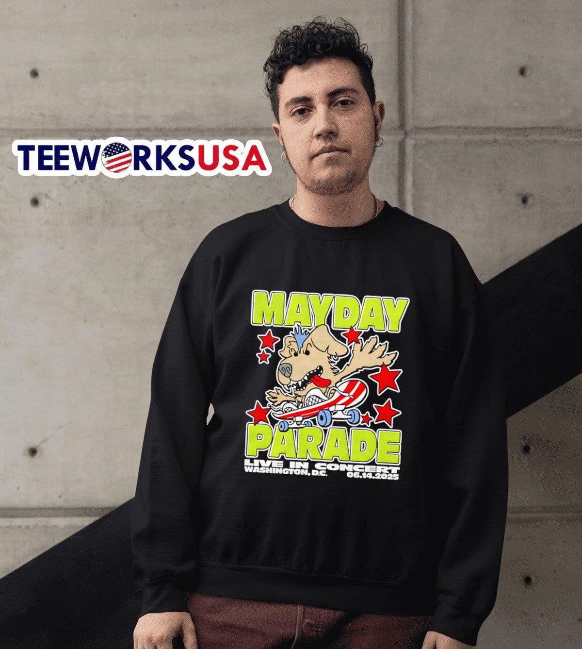 Live in concert Washington DC - Adult & Kids T-Shirts, Sweatshirts & Hoodies apparel design preview 6