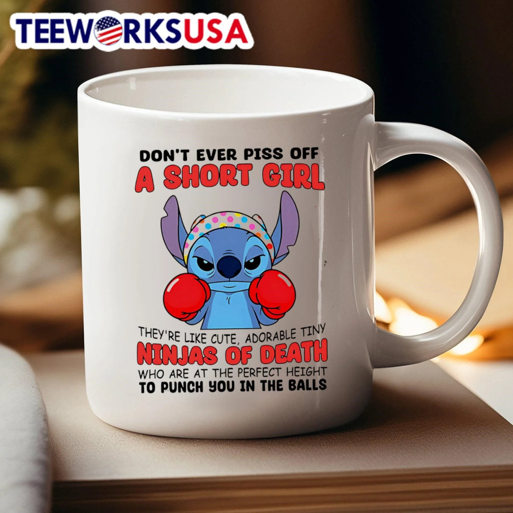 Don't Ever Piss Off A Short Girl They're Like Cute - Adult & Kids T-Shirts, Sweatshirts & Hoodies apparel design preview 4