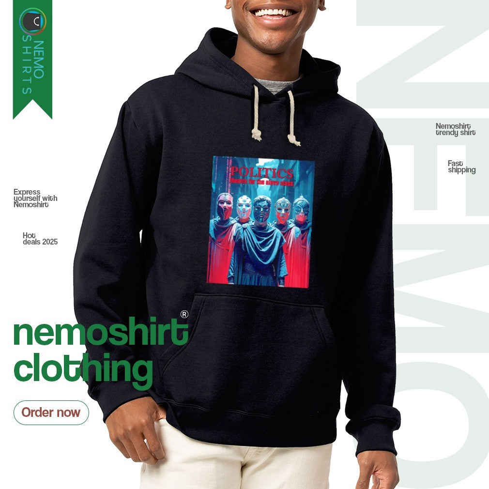 Politics theatre for the slave class - Adult & Kids T-Shirts, Sweatshirts & Hoodies apparel design preview 2