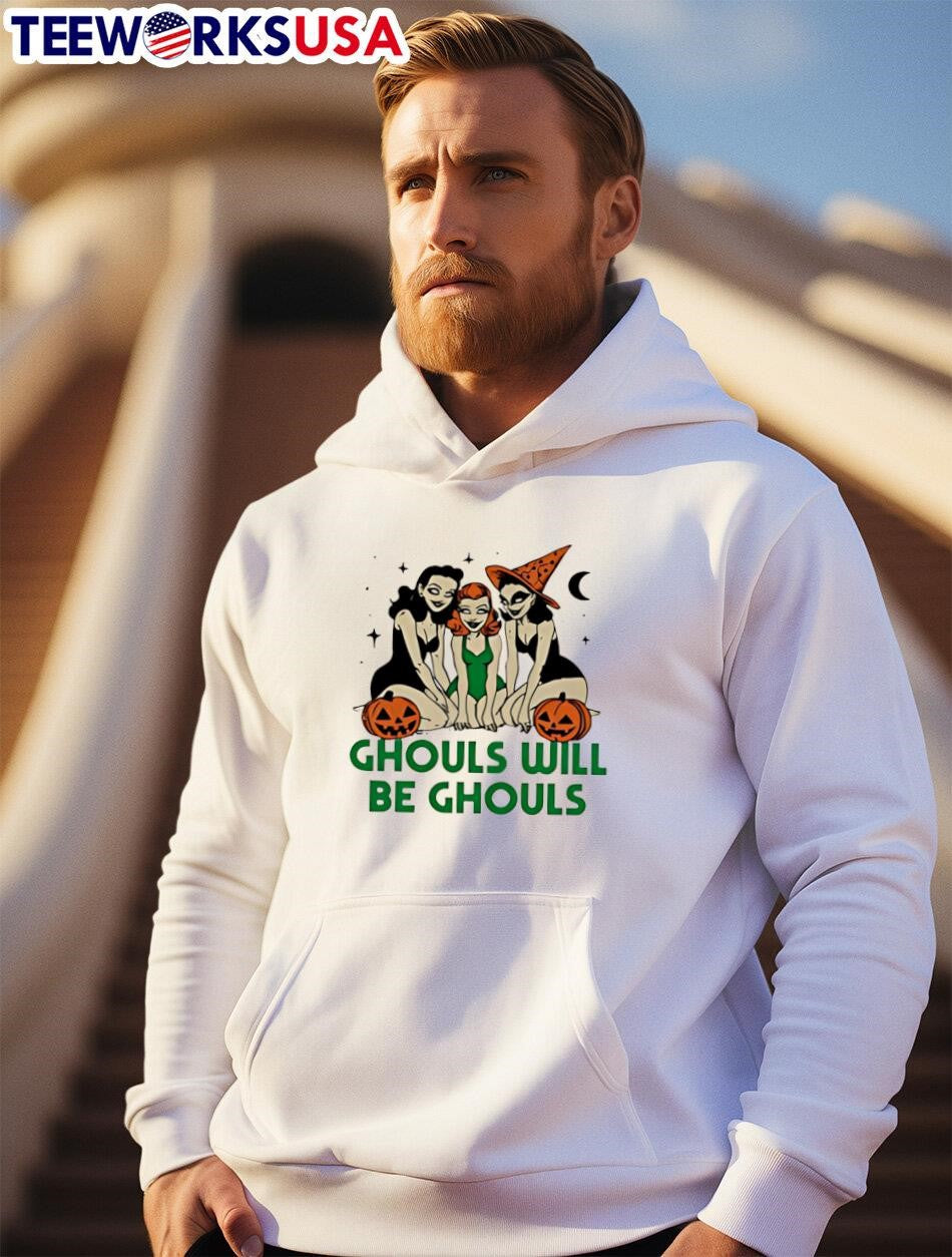 Ghouls will be witch halloween - Adult & Kids T-Shirts, Sweatshirts & Hoodies apparel design preview 2