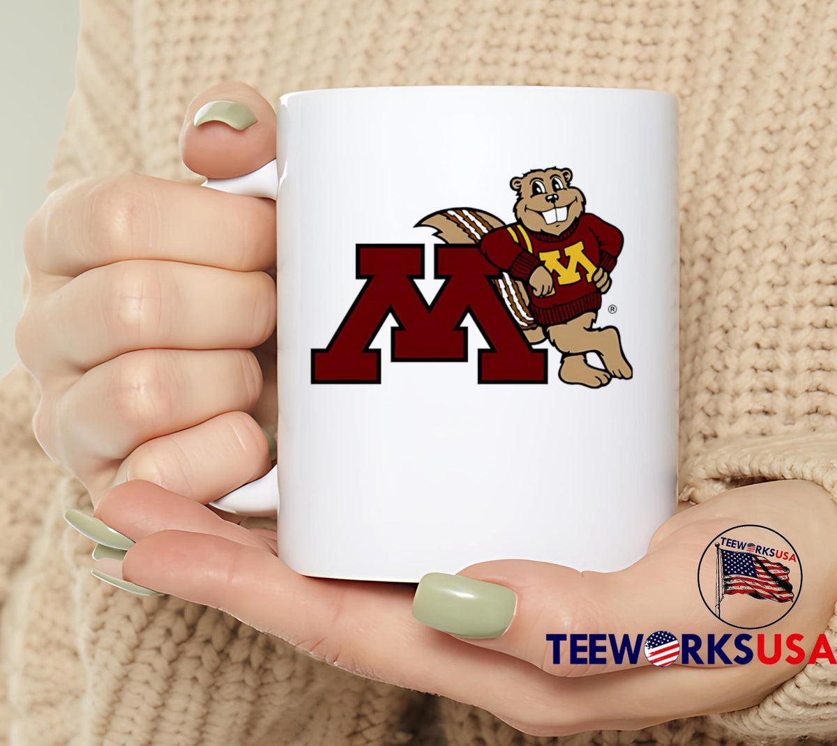 The Golden Gophers Hockey mascot - Adult & Kids T-Shirts, Sweatshirts & Hoodies apparel design preview 6