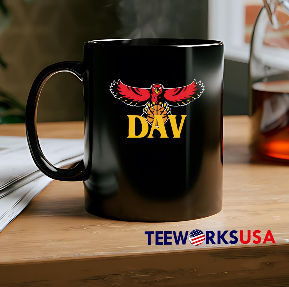Atlanta Hawks DAV - Adult & Kids T-Shirts, Sweatshirts & Hoodies apparel design preview 2