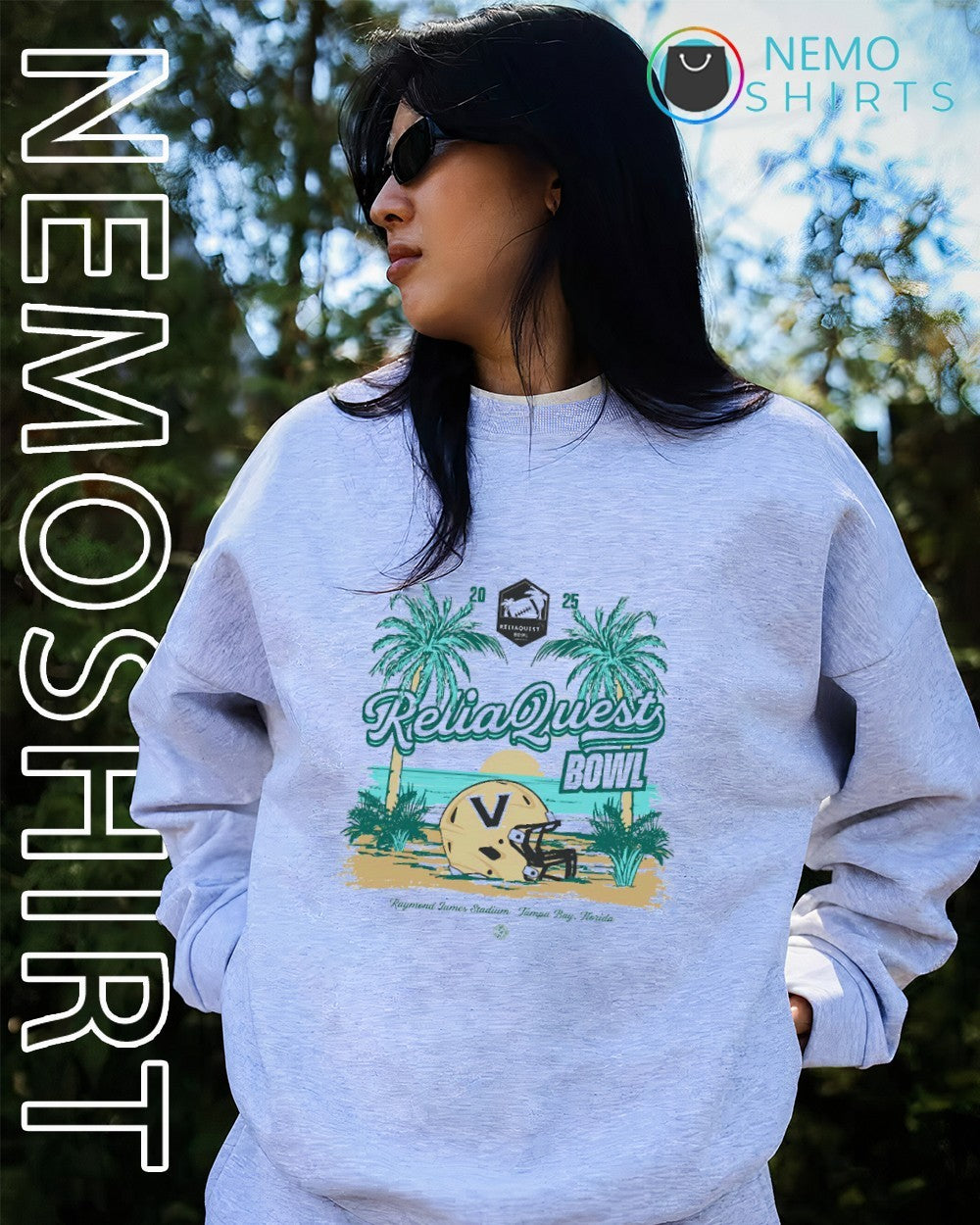 Vanderbilt Commodores ReliaQuest Bowl 2025 Florida - Adult & Kids T-Shirts, Sweatshirts & Hoodies apparel design preview 4